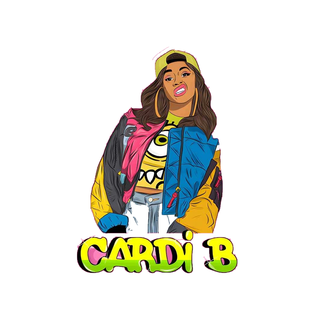 Car-dee B Sticker
